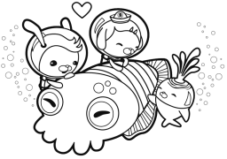 octonauts ڕەنگکردنی ئۆنلاین